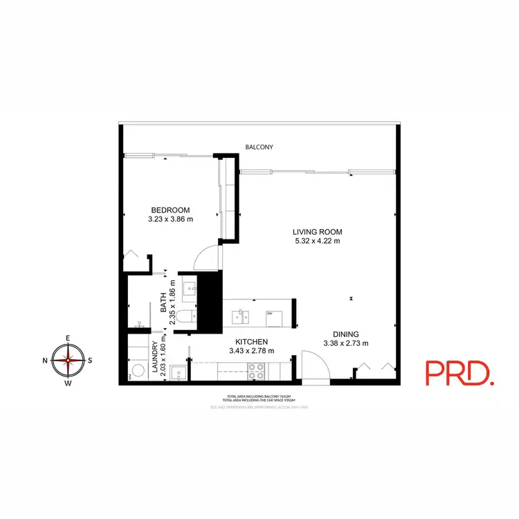 Floorplan of Homely apartment listing, 1303/12 Enderley Avenue, Surfers Paradise QLD 4217