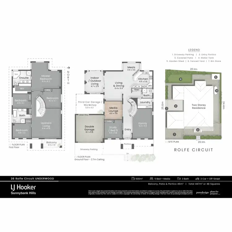 Floorplan of Homely house listing, 26 Rolfe Circuit, Underwood QLD 4119