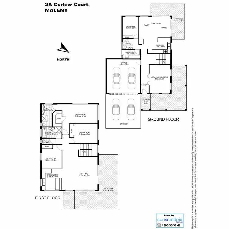 Floorplan of Homely house listing, 2a Curlew Court, Maleny QLD 4552