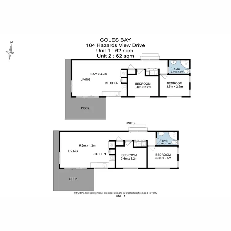 Floorplan of Homely villa listing, 174 Hazards View Drive, Coles Bay TAS 7215