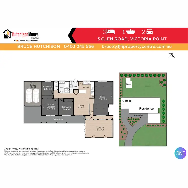 Floorplan of Homely house listing, 3 Glen Road, Victoria Point QLD 4165