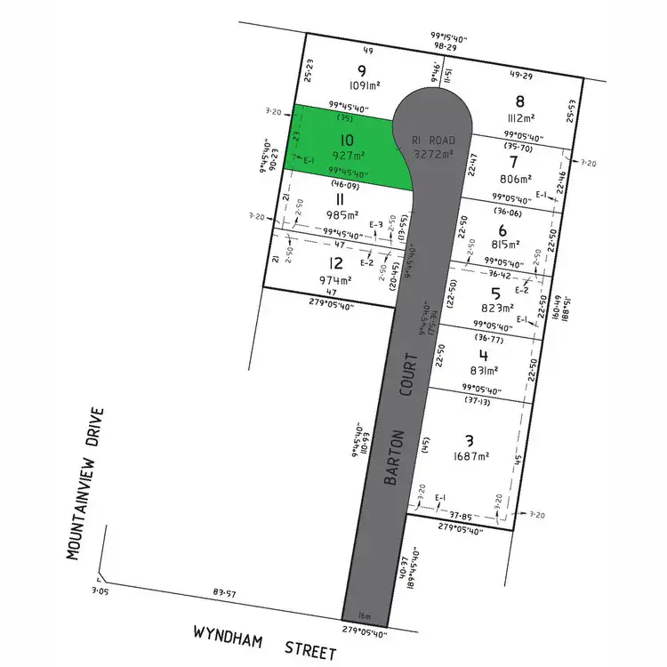 Floorplan of Homely land listing, LOT 10 Barton Court, Stratford VIC 3862