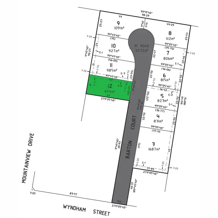 Floorplan of Homely land listing, LOT 12 Barton Court, Stratford VIC 3862