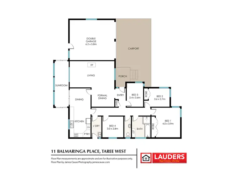 Floorplan of Homely house listing, 11 Balmaringa Place, Taree NSW 2430