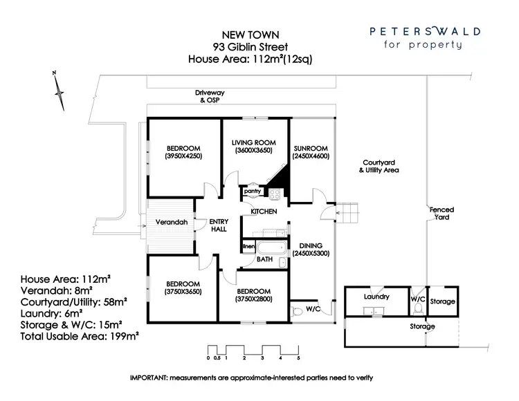 Floorplan of Homely house listing, 93 Giblin Street, New Town TAS 7008