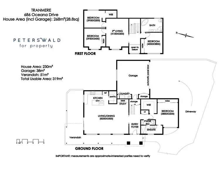 Floorplan of Homely house listing, 686 Oceana Drive, Tranmere TAS 7018