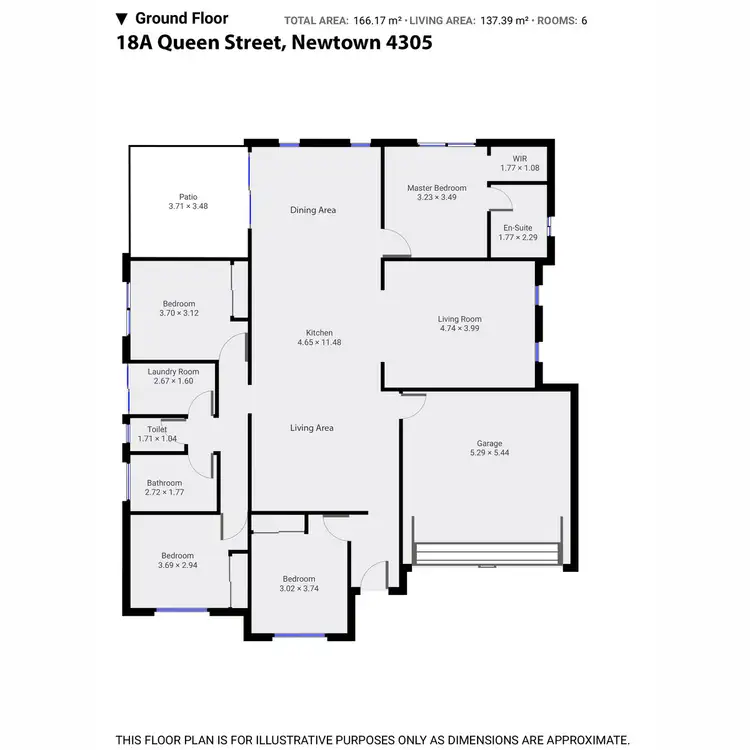 Floorplan of Homely house listing, 18a Queen Street, Newtown QLD 4305