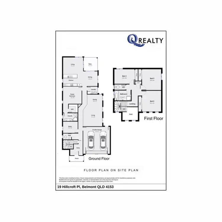 Floorplan of Homely house listing, 19 Hillcroft Place, Belmont QLD 4153