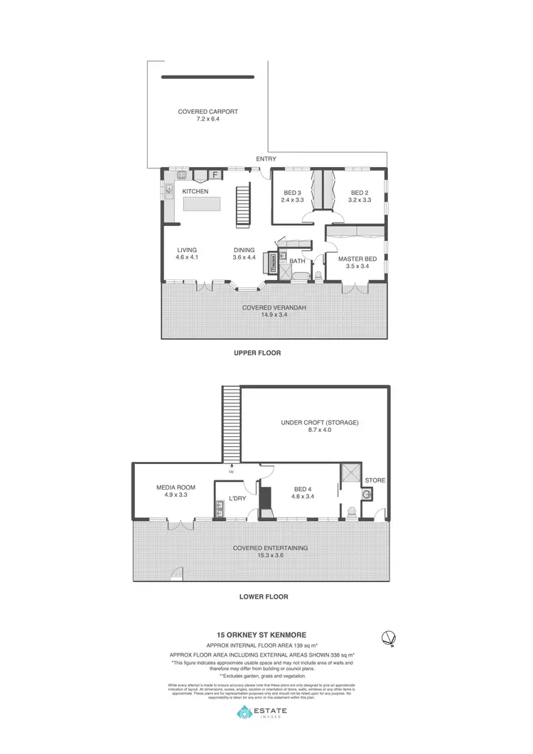 Floorplan of Homely house listing, 15 Orkney Street, Kenmore QLD 4069