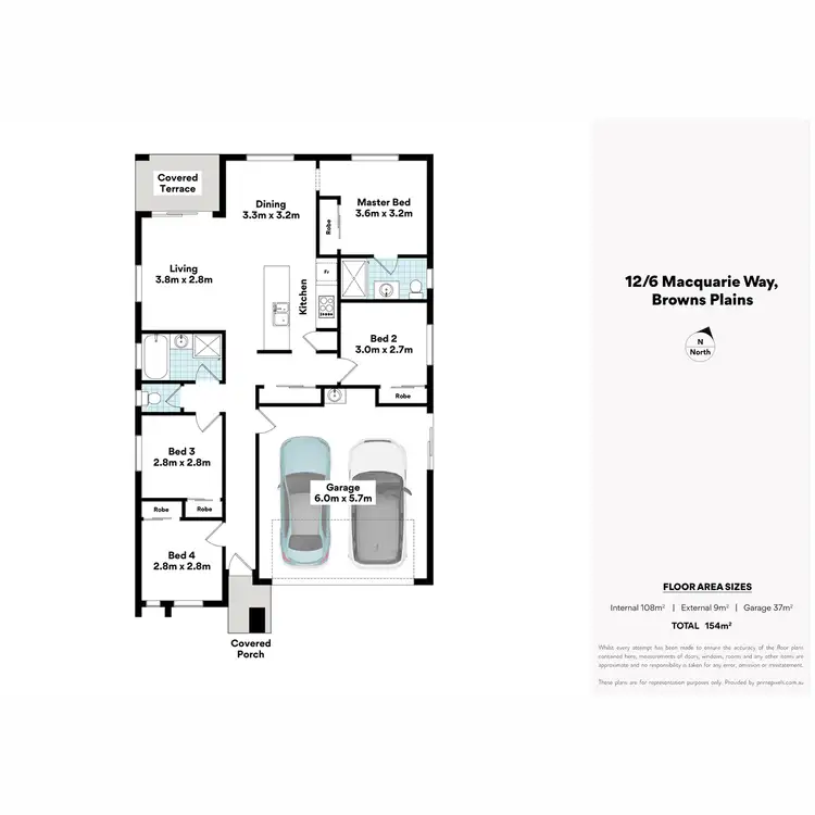 Floorplan of Homely house listing, Lot 12/6-8 Macquarie Way, Browns Plains QLD 4118