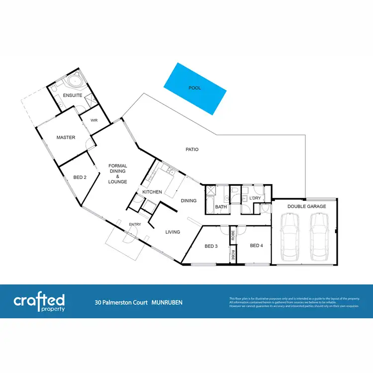 Floorplan of Homely rural property listing, 30 Palmerston Court, Munruben QLD 4125