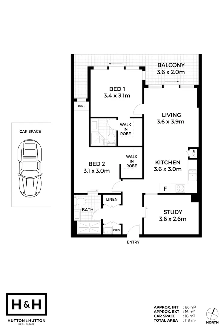 Floorplan of Homely apartment listing, 603/30 Festival Place, Newstead QLD 4006