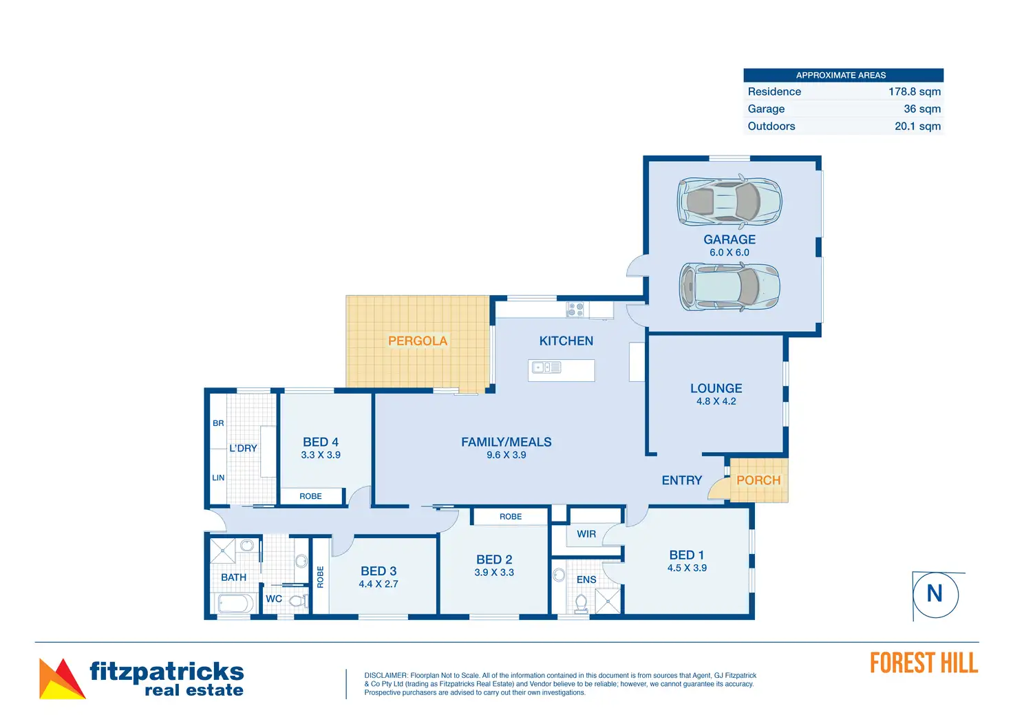 Floorplan of Homely house listing, Address available on request