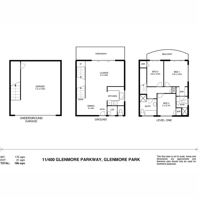 Floorplan of Homely townhouse listing, 11/400 Glenmore Parkway, Glenmore Park NSW 2745