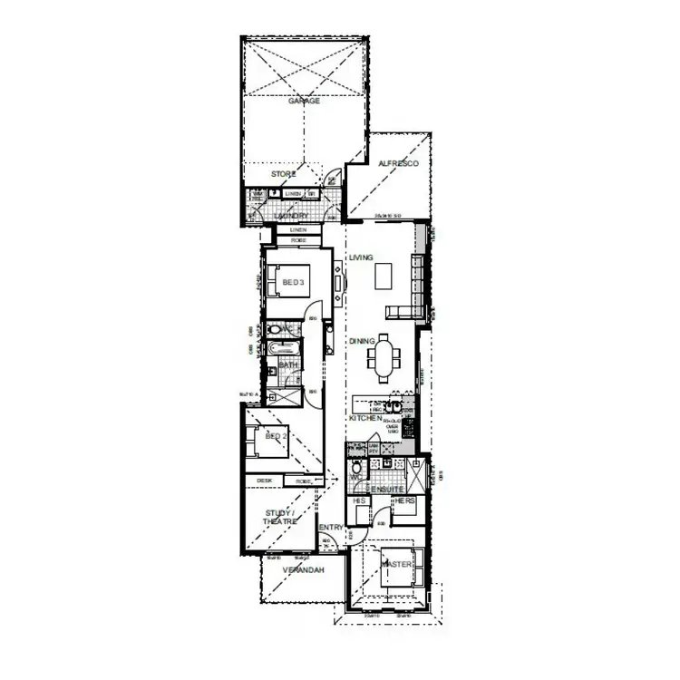 Floorplan of Homely house listing, 154 Shorehaven Boulevard, Alkimos WA 6038