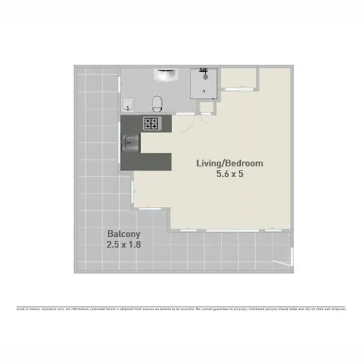 Floorplan of Homely apartment listing, 8/11 Mort Street, Paddington QLD 4064