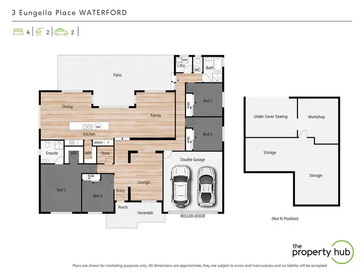 Floorplan of Homely house listing, 3 Eungella Place, Waterford QLD 4133