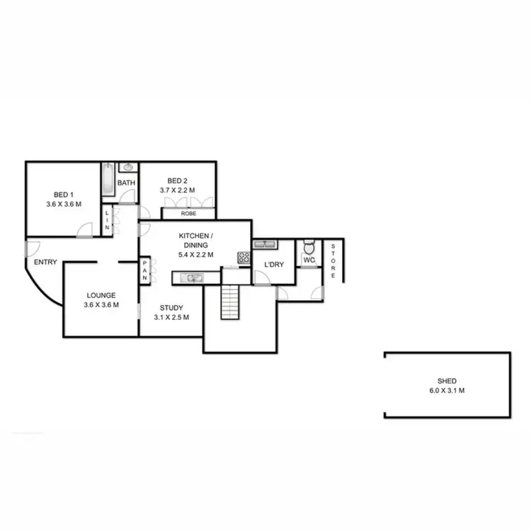 Floorplan of Homely house listing, 11 Hagan Street, North Toowoomba QLD 4350