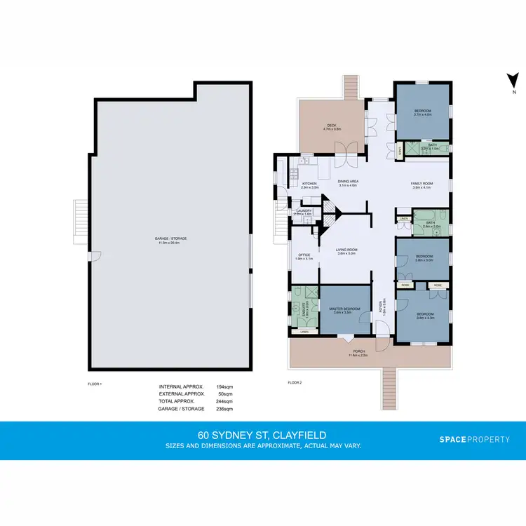 Floorplan of Homely house listing, 60 Sydney Street, Clayfield QLD 4011