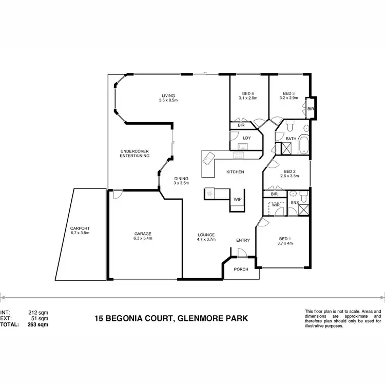 Floorplan of Homely house listing, 15 Begonia Court, Glenmore Park NSW 2745