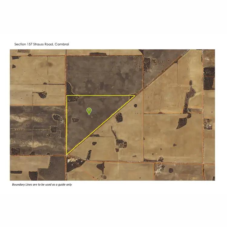 Floorplan of Homely rural property listing, Section 157 Strauss Road, Cambrai SA 5353
