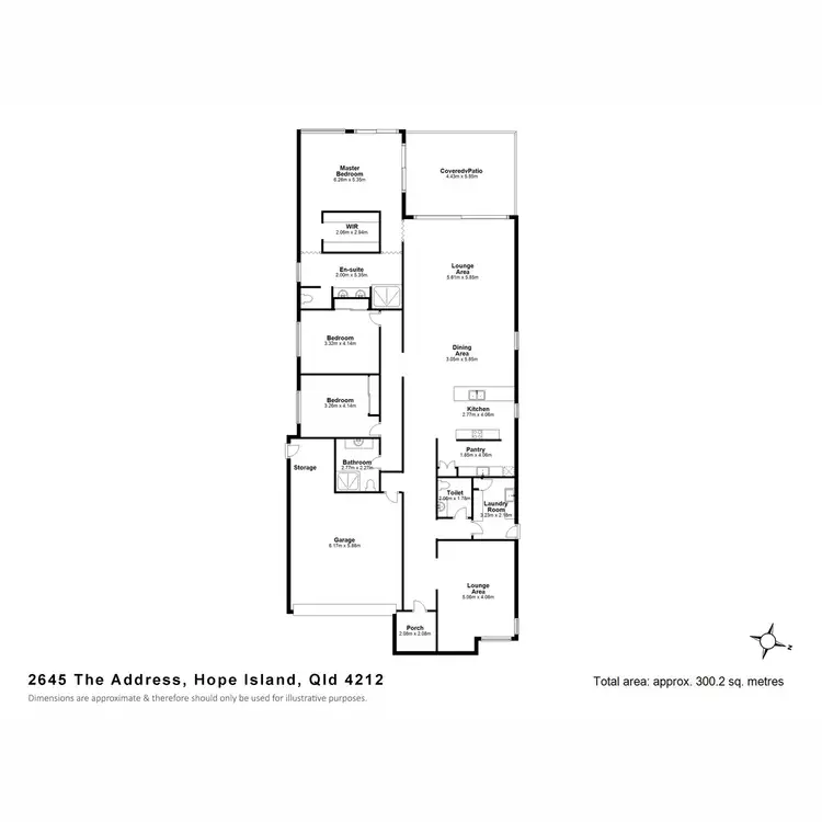 Floorplan of Homely house listing, 2645 The Address, Hope Island QLD 4212