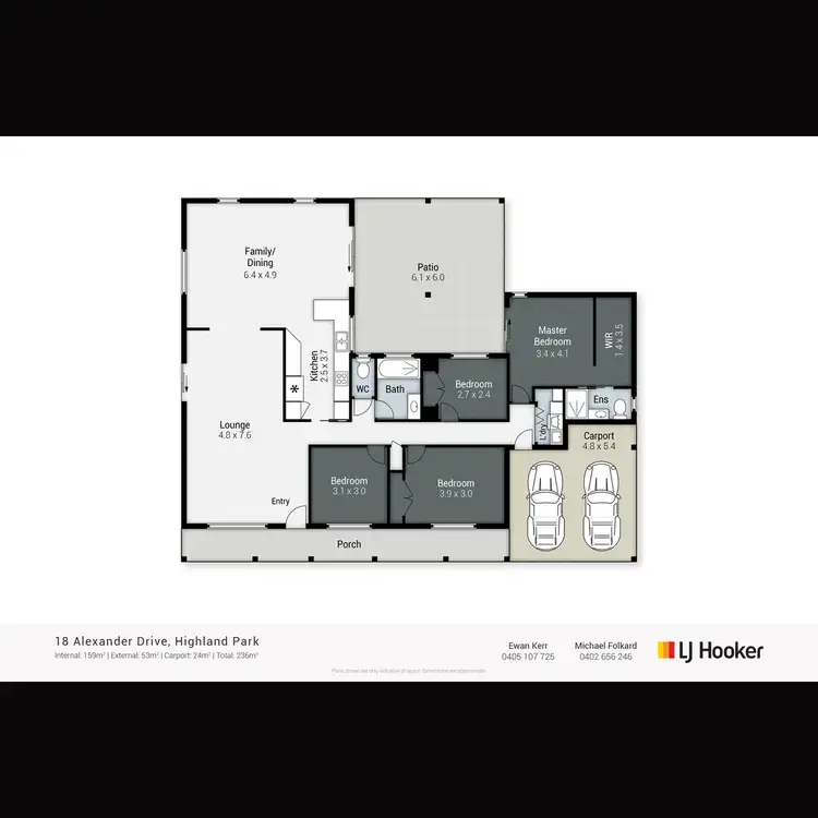 Floorplan of Homely house listing, 18 Alexander Drive, Highland Park QLD 4211