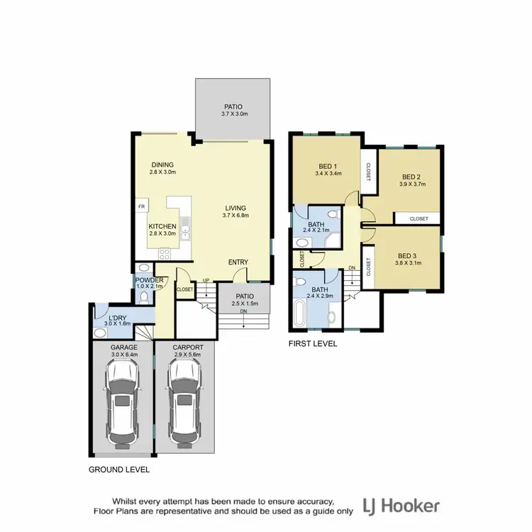 Floorplan of Homely townhouse listing, 1/121 Albany Creek Road, Aspley QLD 4034