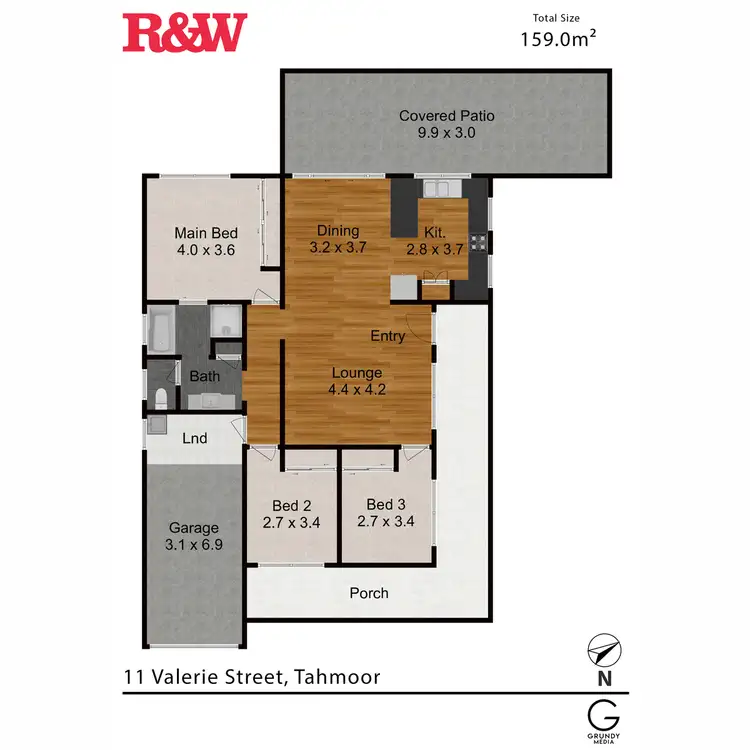 Floorplan of Homely house listing, 11 Valerie Street, Tahmoor NSW 2573