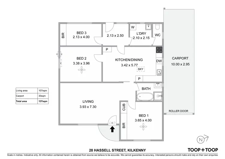 Floorplan of Homely house listing, 28 Hassell Street, Kilkenny SA 5009