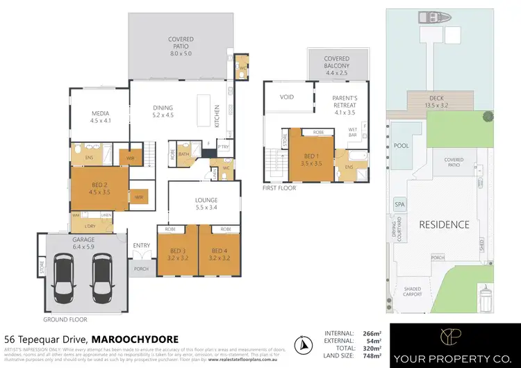 Floorplan of Homely house listing, 56 Tepequar Drive, Maroochydore QLD 4558