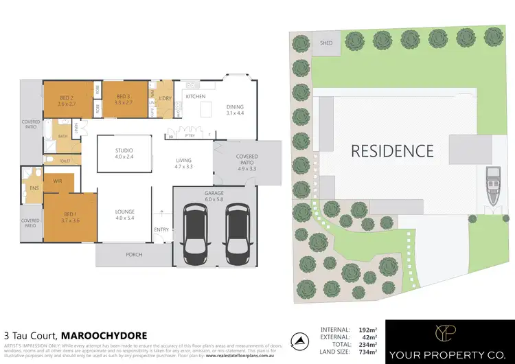 Floorplan of Homely house listing, 3 Tau Court, Maroochydore QLD 4558