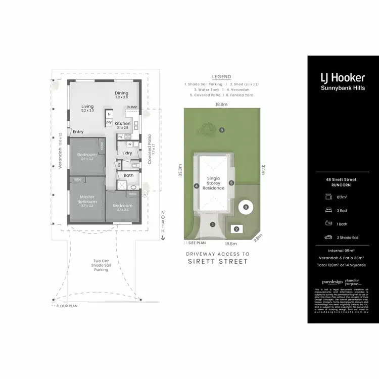 Floorplan of Homely house listing, 48 Sirett Street, Runcorn QLD 4113