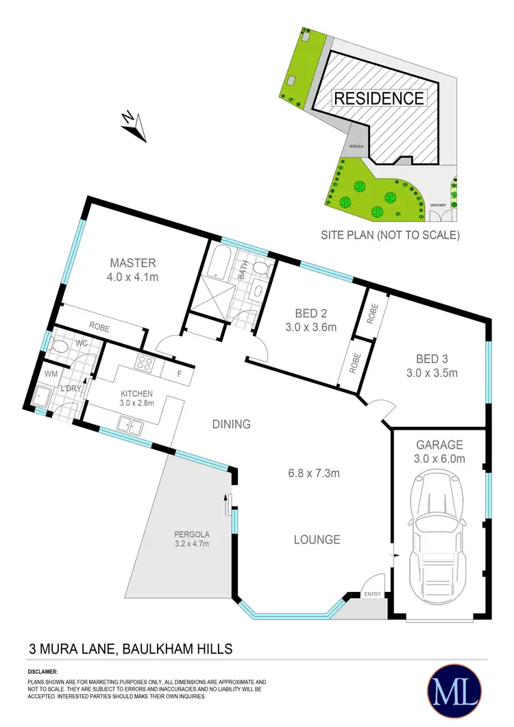 Floorplan of Homely house listing, 3 Mura Lane, Baulkham Hills NSW 2153
