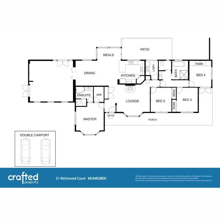 Floorplan of Homely house listing, 51 Richmond Court, Munruben QLD 4125