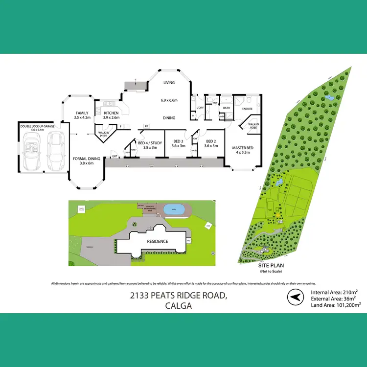 Floorplan of Homely rural property listing, 2133 Peats Ridge Road, Calga NSW 2250