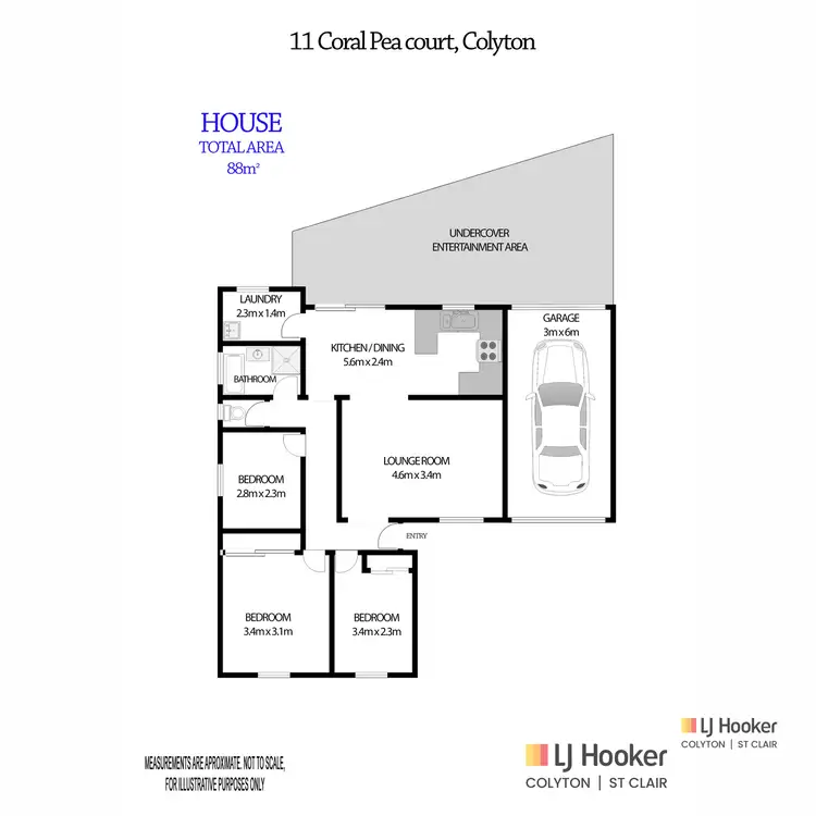 Floorplan of Homely house listing, 11 Coral Pea Court, Colyton NSW 2760