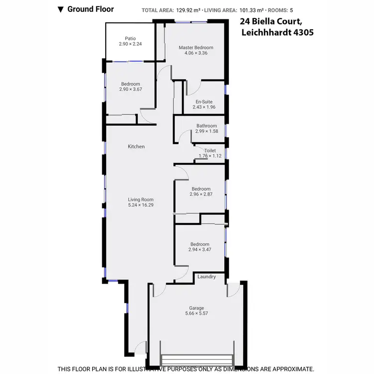 Floorplan of Homely house listing, 24 Biella Court, Leichhardt QLD 4305