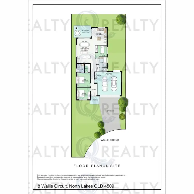 Floorplan of Homely house listing, 8 Wallis Circuit, North Lakes QLD 4509