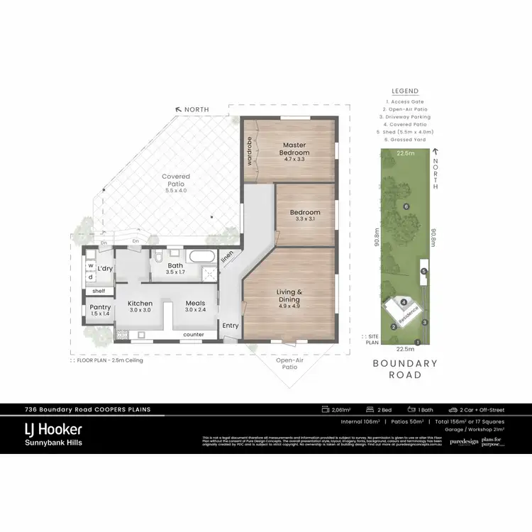Floorplan of Homely house listing, 736 Boundary Road, Coopers Plains QLD 4108