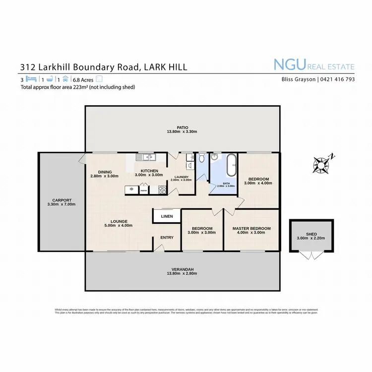 Floorplan of Homely house listing, 312 Larkhill Boundary Road, Lark Hill QLD 4306