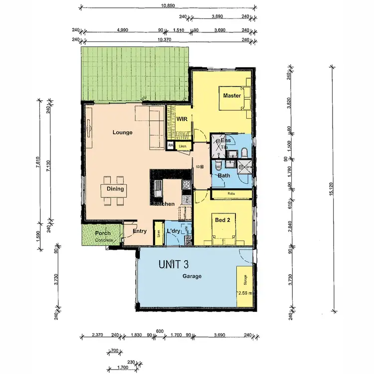 Floorplan of Homely townhouse listing, 3/112 Palmerston Street, Sale VIC 3850