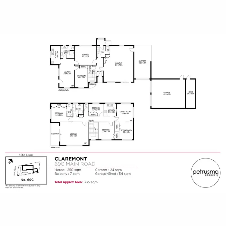 Floorplan of Homely house listing, 69C Main Road, Claremont TAS 7011