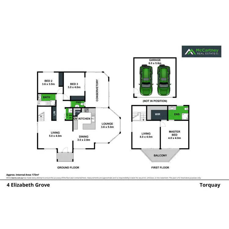 Floorplan of Homely house listing, 4 Elizabeth Grove, Torquay VIC 3228