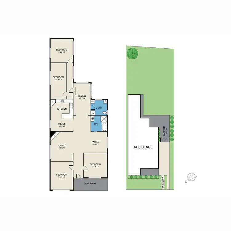 Floorplan of Homely house listing, 1 Moore Street, Cessnock NSW 2325