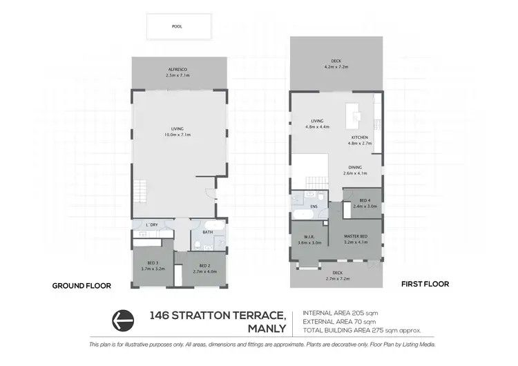 Floorplan of Homely house listing, 146 Stratton Terrace, Manly QLD 4179