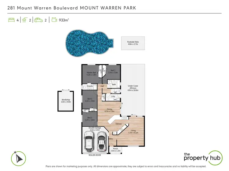 Floorplan of Homely house listing, 281 Mount Warren Boulevard, Mount Warren Park QLD 4207