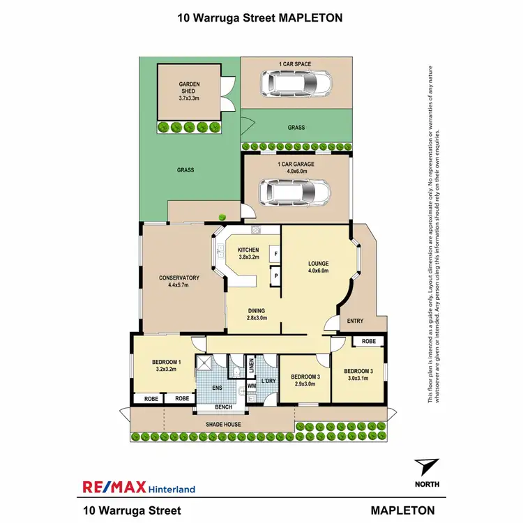 Floorplan of Homely house listing, 10 Warruga Street, Mapleton QLD 4560
