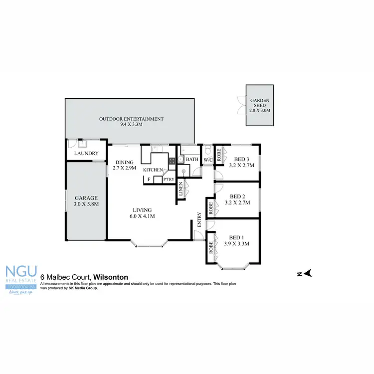 Floorplan of Homely house listing, 6 Malbec Court, Wilsonton Heights QLD 4350