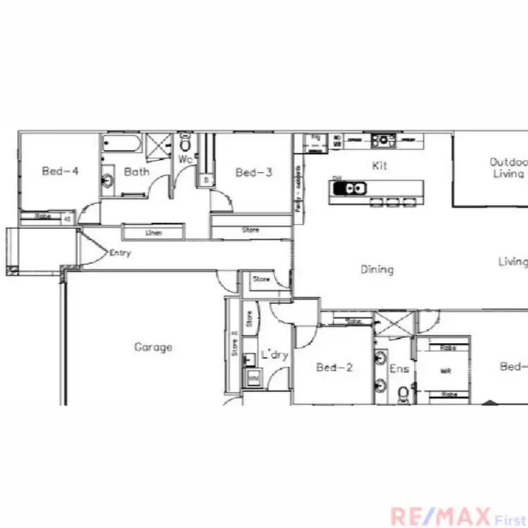 Floorplan of Homely house listing, 66 Adrian Circuit, Nirimba QLD 4551